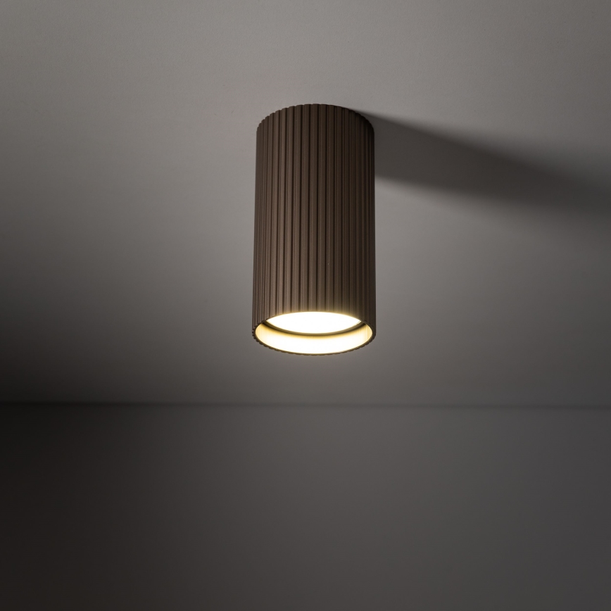 Spotleuchte TUNE S 1xGU10/10W/230V 10 cm braun