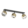 Spotlight ALTEA 3xAR111 GU10/50W/230V gold/schwarz