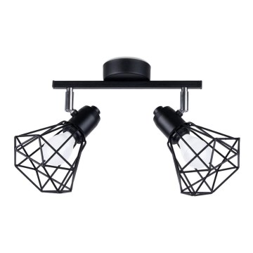 Spotlight ARTEMIS 2xE14/40W/230V schwarz