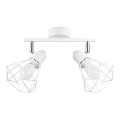 Spotlight ARTEMIS 2xE14/40W/230V Weiß