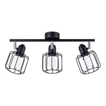 Spotlight BELUCI 3xE14/40W/230V schwarz