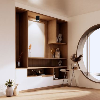 Spotlight DOWNLIGHT ROUND 1xE27/60W/230V 130x108mm