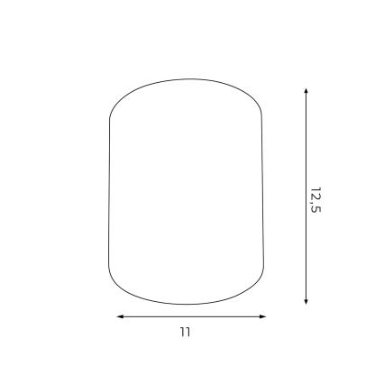 Spotlight DOWNLIGHT ROUND 1xE27/60W/230V 130x108mm
