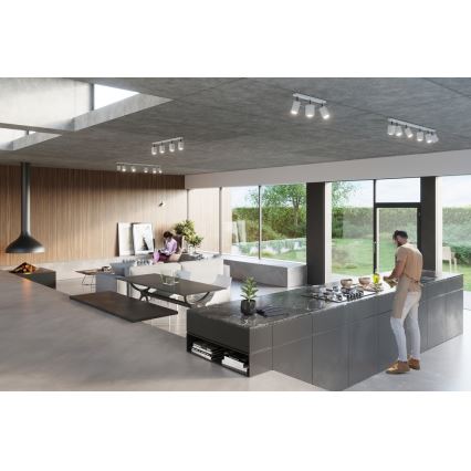 Sollux SL.0098 - Deckenleuchte MERIDA 4 4xGU10/40W/230V weiß