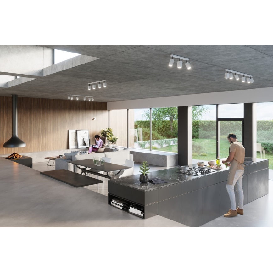 Sollux SL.0098 - Deckenleuchte MERIDA 4 4xGU10/40W/230V weiß