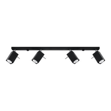 Spotlight MERIDA 4xGU10/40W/230V schwarz