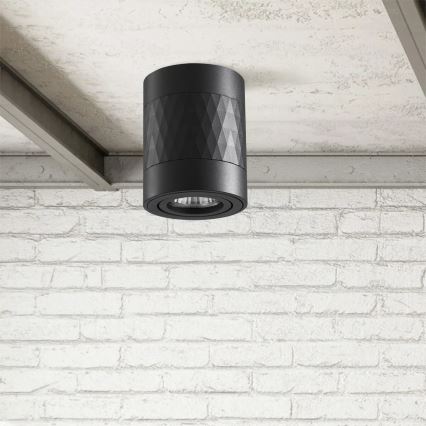 Spotlight RUBIN 1xGU10/10W/230V schwarz