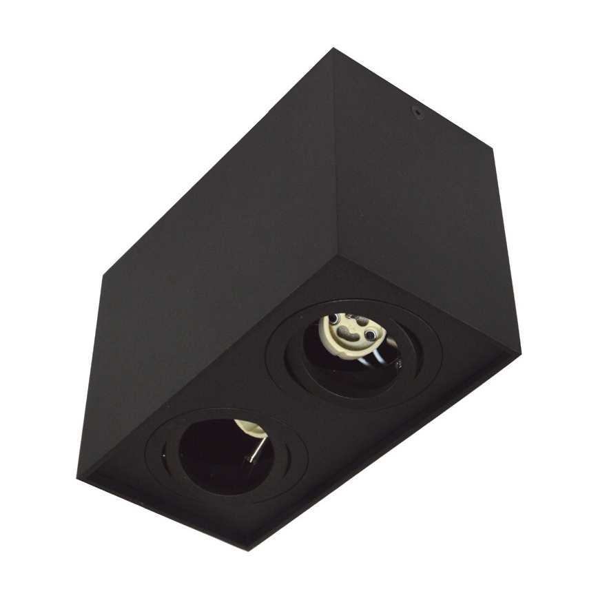 Spotlight SIROCO 2xGU10/30W/230V schwarz