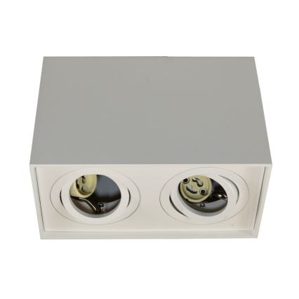 Spotlight SIROCO 2xGU10/30W/230V weiß