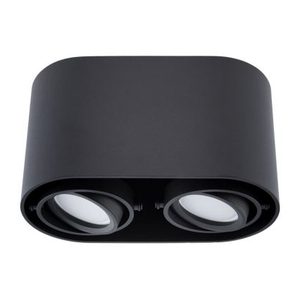 Spotlight SIROK 2xGU10/30W/230V schwarz