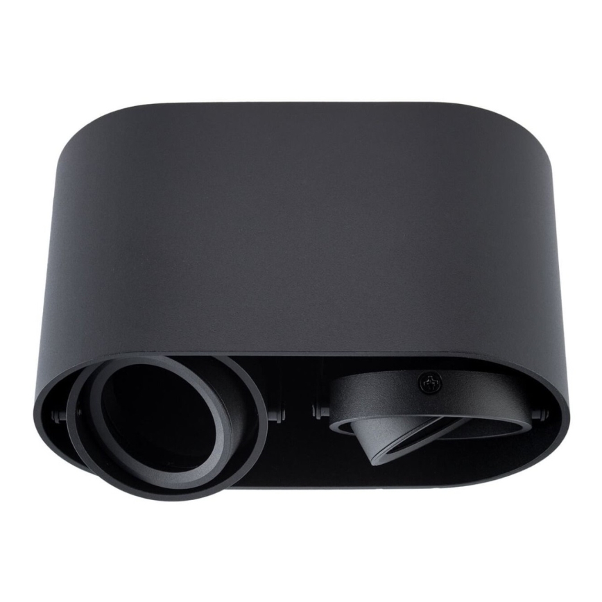 Spotlight SIROK 2xGU10/30W/230V schwarz