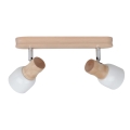 Spotlight SVANTJE 2xE14/40W/230V Birke