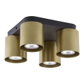 Spotlight VICO GOLD 4xGU10/10W/230V