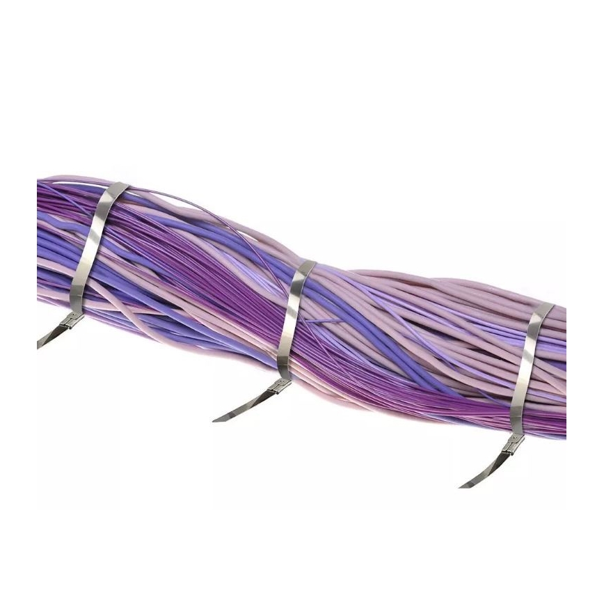 Stahlfaltbänder 4,6x250mm 100Stk Stahl