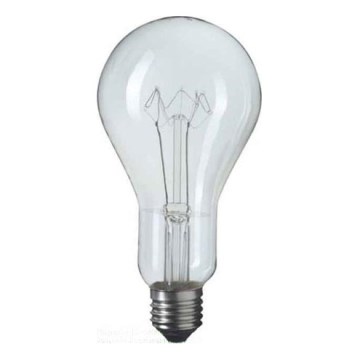 Standardlampe E27/300W klar