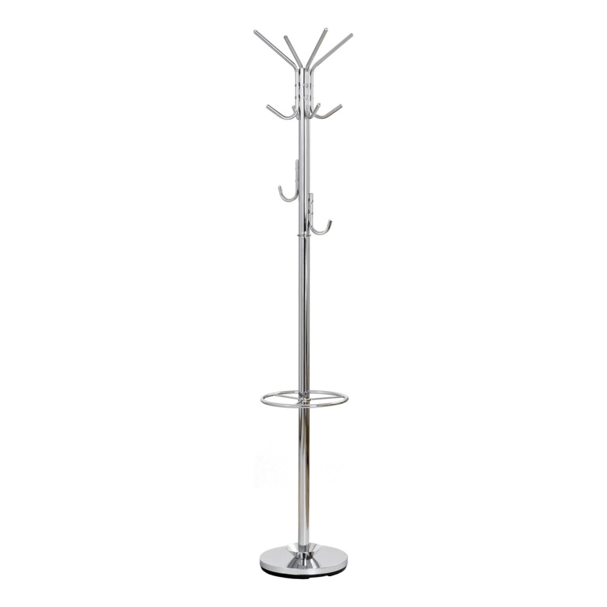 Standgarderobe 181x30 cm glänzender Chrom