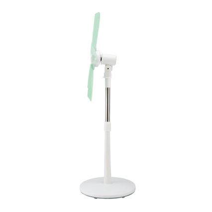 Standventilator 15W/230V 100 cm weiß/grün