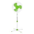 Standventilator 60 W / 230 V, Ø 40 cm, weiß/grün