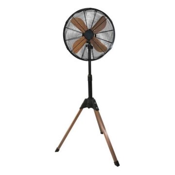 Standventilator 60W/230V 133 cm schwarz/kupferfarben + Fernbedienung