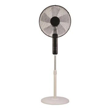 Standventilator 60W/230V 135 cm weiß/schwarz + Fernbedienung