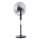 Standventilator 65 W/230 V Ø 50 cm, schwarz + Fernbedienung
