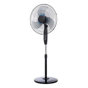 Standventilator 65W/230V 145 cm schwarz + Fernbedienung