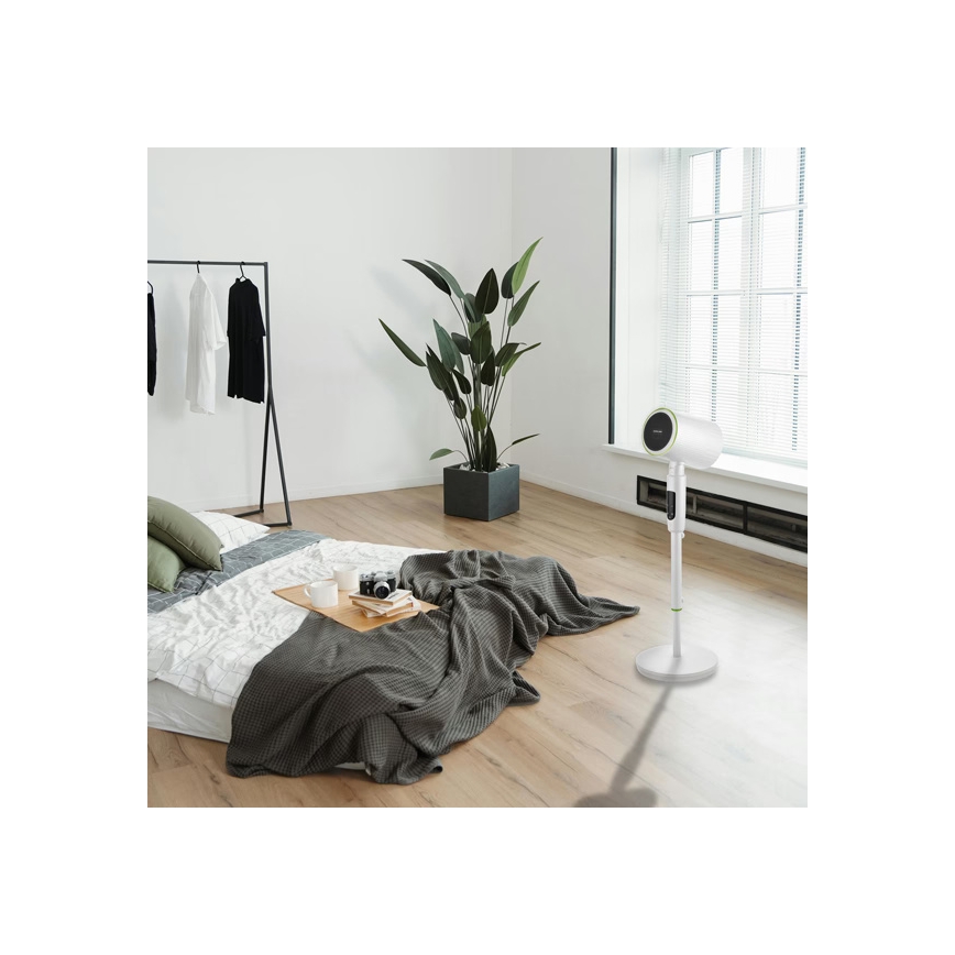 Standventilator mit Heizfunktion 50W/2200W/230V Ø 20 cm weiß