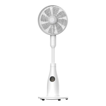 Standventilator mit Vernebelungsfunktion, 50 W / 230 V, Ø 40 cm, weiß + Fernbedienung