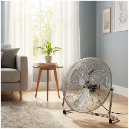 Standventilator VIENTO 200 W/230 V glänzender Chrom