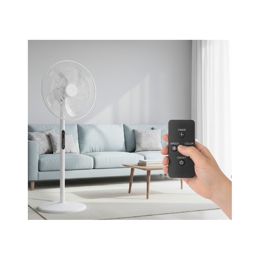 Standventilator VIENTO-R 40W/230V weiß + Fernbedienung