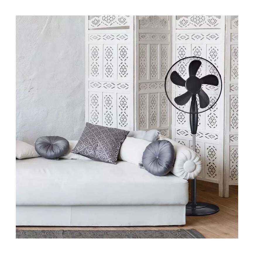 Standventilator Ø 43 cm, 55 W/230 V, schwarz