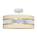 Stangen-Kronleuchter HELEN 3xE27/15W/230V beige/gold