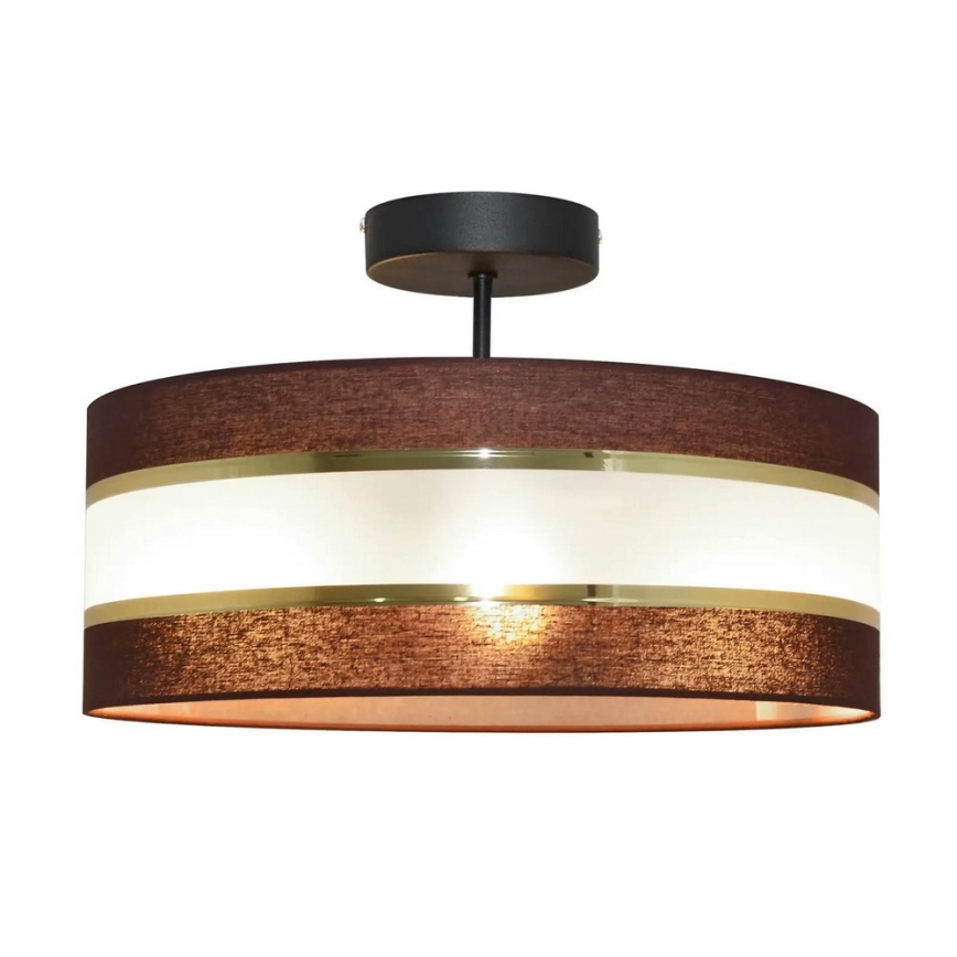 Stangen-Kronleuchter HELEN 3xE27/15W/230V braun/schwarz/gold