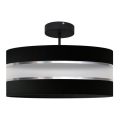 Stangen-Kronleuchter HELEN 3xE27/15W/230V schwarz/chrom glänzend
