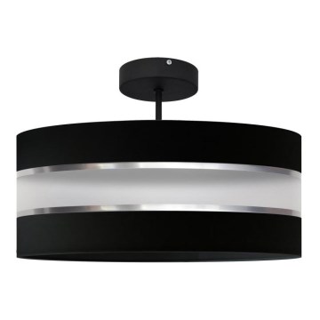 Stangen-Kronleuchter HELEN 3xE27/15W/230V schwarz/chrom glänzend