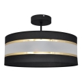 Stangen-Kronleuchter HELEN 3xE27/15W/230V schwarz/gold