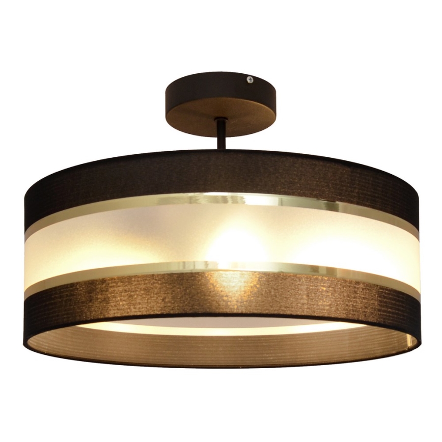 Stangen-Kronleuchter HELEN 3xE27/15W/230V schwarz/gold