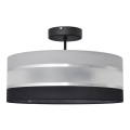 Stangen-Kronleuchter HELEN 3xE27/15W/230V schwarz/grau/chrom glänzend