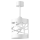Stangen-Kronleuchter MODUL FREZ 1xE27/60W/230V Durchschn. 17,5 cm weiß