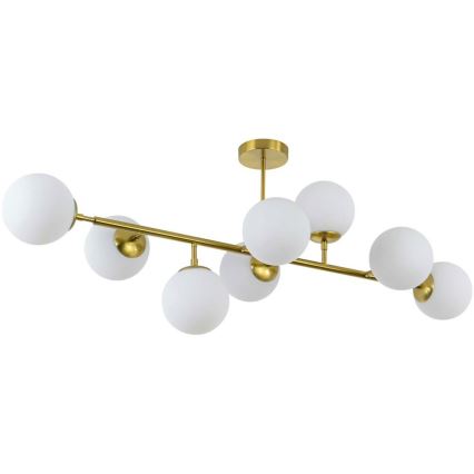 Stangen-Pendelleuchte DORADO 8xE14/40W/230V, goldfarben