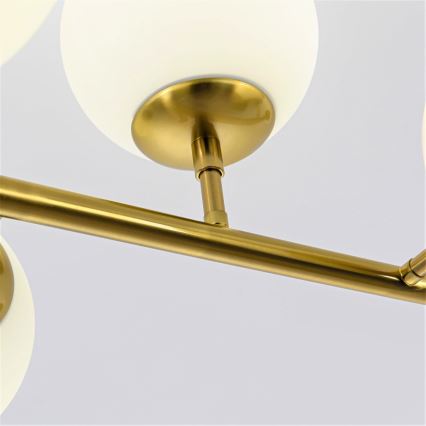 Stangen-Pendelleuchte DORADO 8xE14/40W/230V, goldfarben