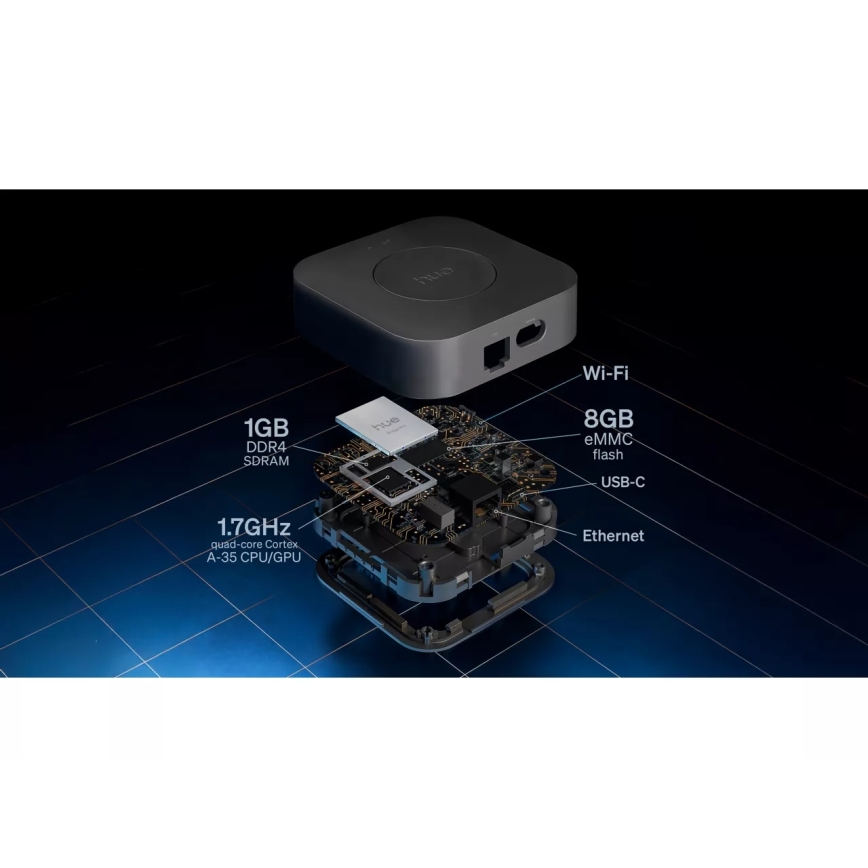 Starter-Set Philips Hue WHITE AND COLOR AMBIANCE 3xE27/8,1W 1000-20000K + Verbindungsgerät