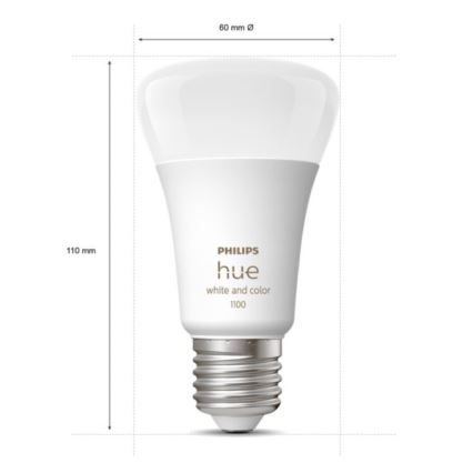 Starterpaket Philips Hue WHITE AND COLOR AMBIANCE 3xE27/9W 2000-6500K + Anschlussgerät