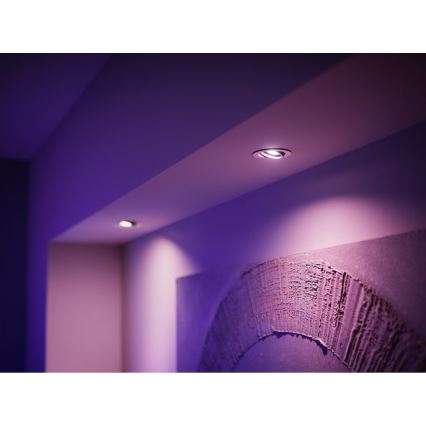 Starterpaket Philips Hue WHITE AND COLOR AMBIANCE 3xGU10/4,3W 2000-6500K + Verbindungsgerät