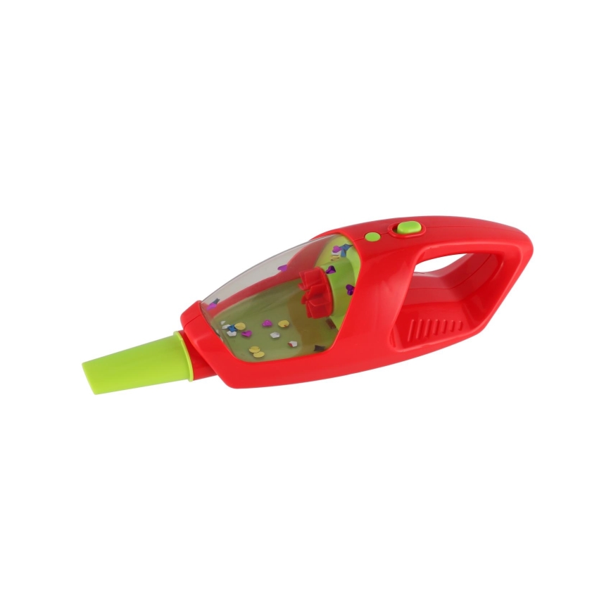 Staubsauger mit Licht- und Soundeffekten, 2-in-1, 2xAA