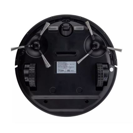 Staubsaugerroboter schwarz + Fernbedienung