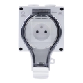 Steckdose für Feuchträume 230 V/16 A, Schutzart IP66