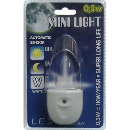 Steckdosenlampe MINI-LIGHT (blaues Licht)