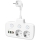 Steckdosenverteiler mit Schalter LINEA 2x230V + 4xUSB A/C SCHUKO weiß