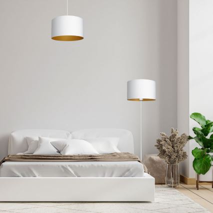 Stehlampe ARDEN 1xE27/60W/230V weiß/gold